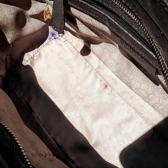 SOLD!!!Michael Kors Selma Studded Dark Brown Handbag - Picture 9 of 14